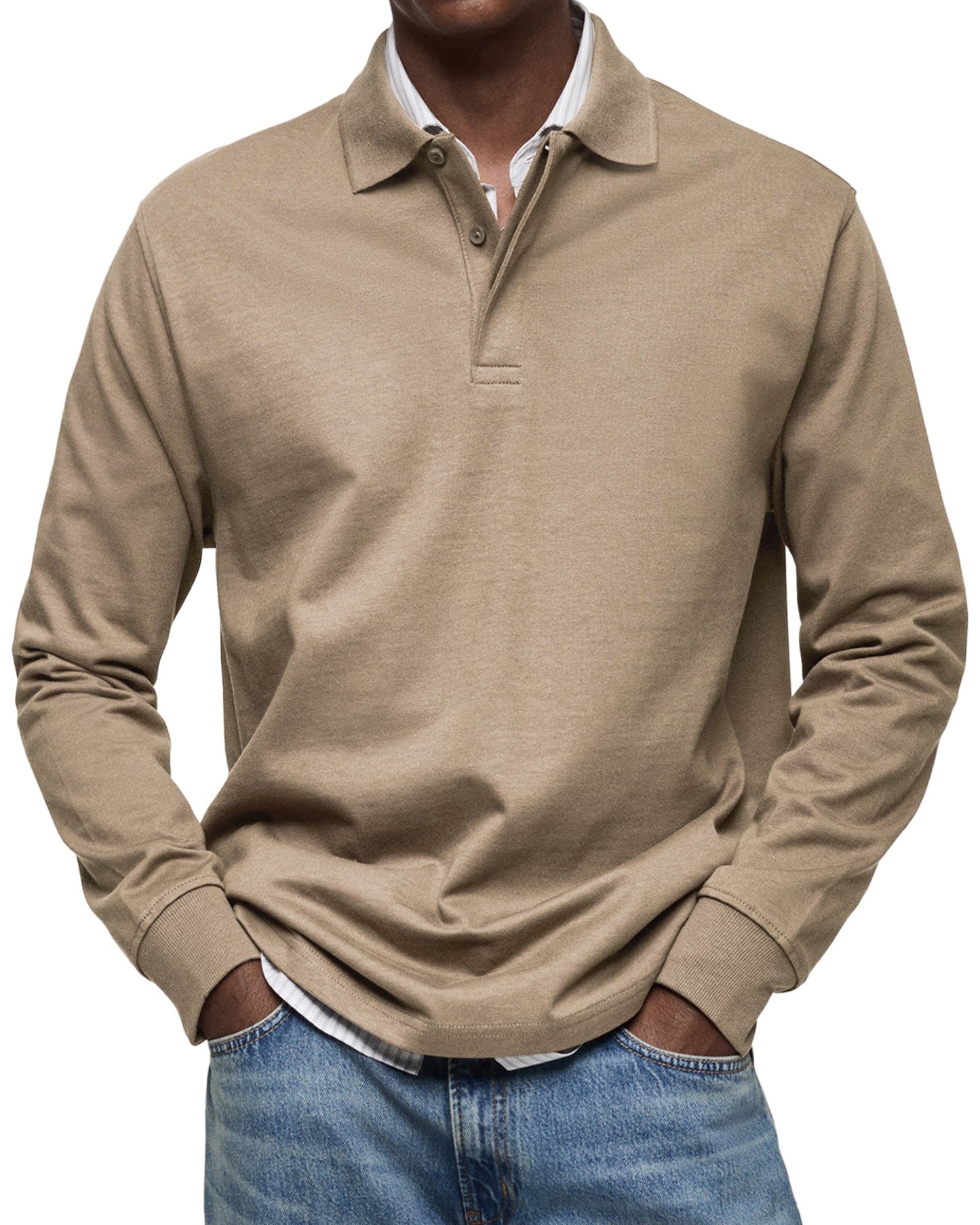 STERLING | LUXURY LONG-SLEEVE POLO SHIRT