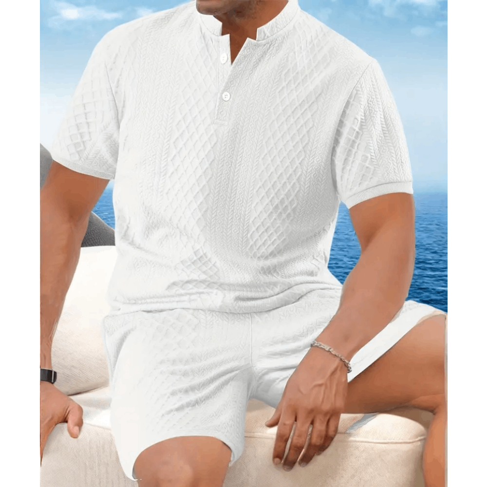 Sterling® Diamond Polo & Short Set