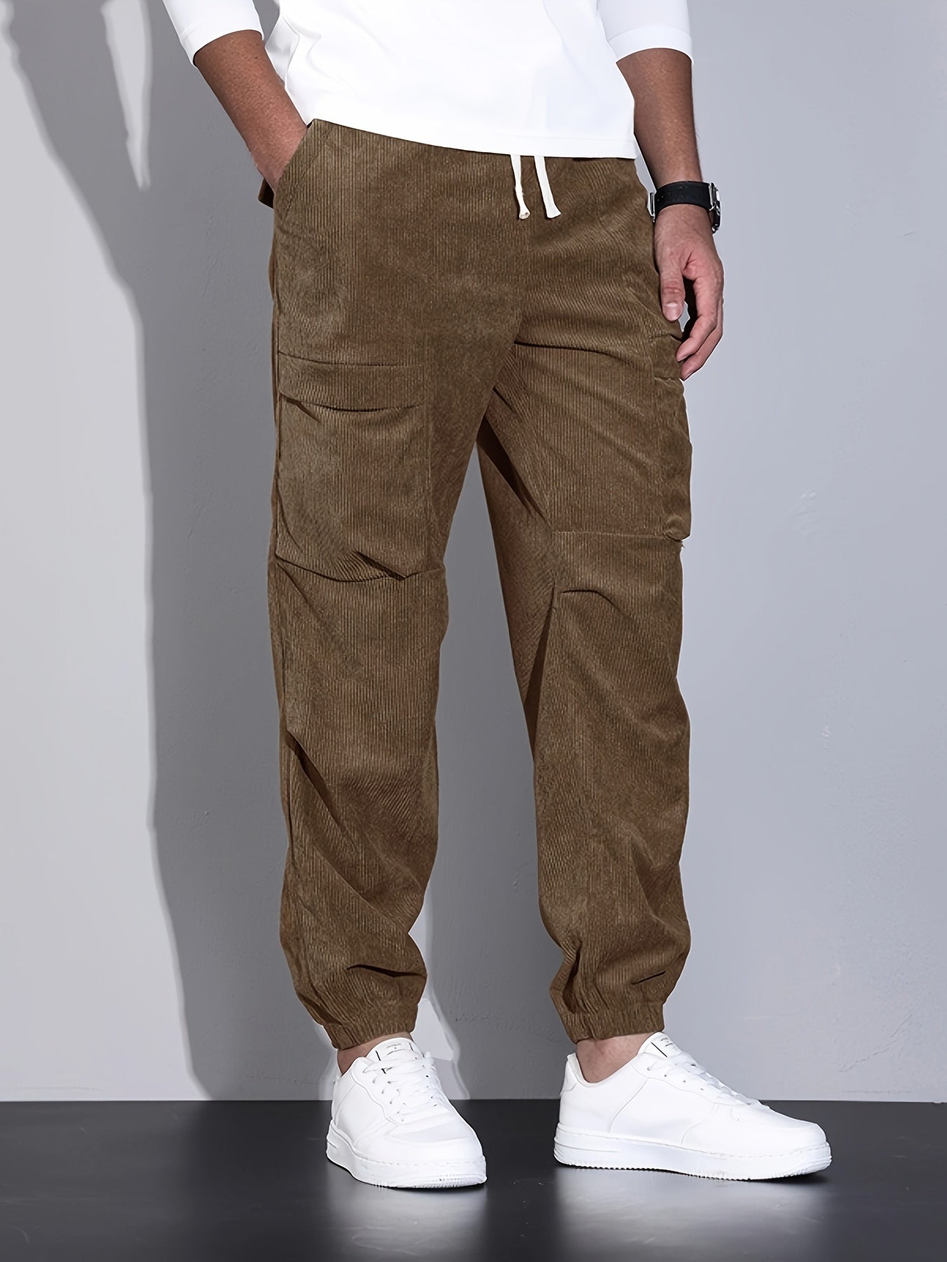STERLING | CORDUROY CARGO TROUSERS