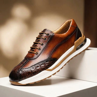 Vittorio Cowhide Leather Sneakers