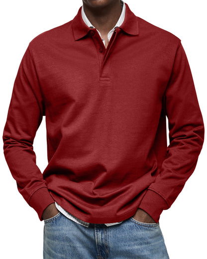STERLING | LUXURY LONG-SLEEVE POLO SHIRT