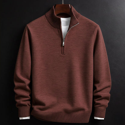 Dorian Cotton Half-Zip Sweater