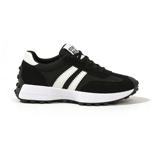 Retro Platform Sneakers – Chunky Suede Comfort Shoes