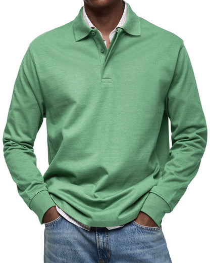 STERLING | LUXURY LONG-SLEEVE POLO SHIRT