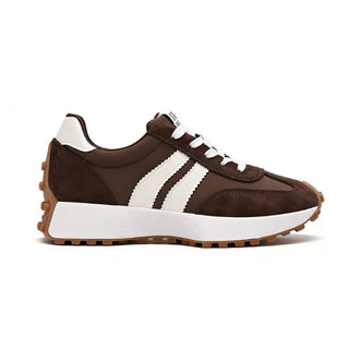 Retro Platform Sneakers – Chunky Suede Comfort Shoes