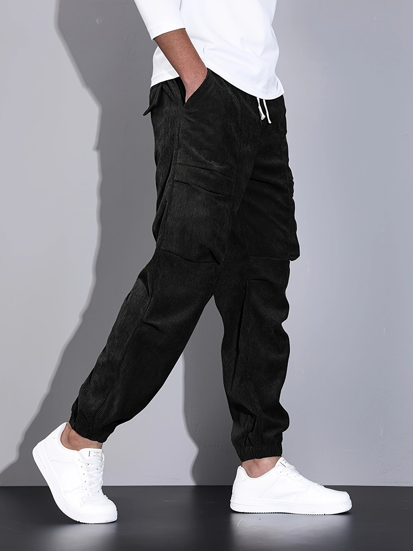 STERLING | CORDUROY CARGO TROUSERS