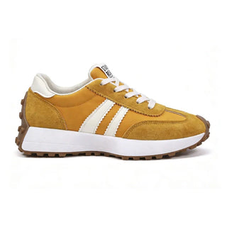 Retro Platform Sneakers – Chunky Suede Comfort Shoes