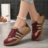 Beige/ Burgundy