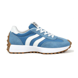 Retro Platform Sneakers – Chunky Suede Comfort Shoes