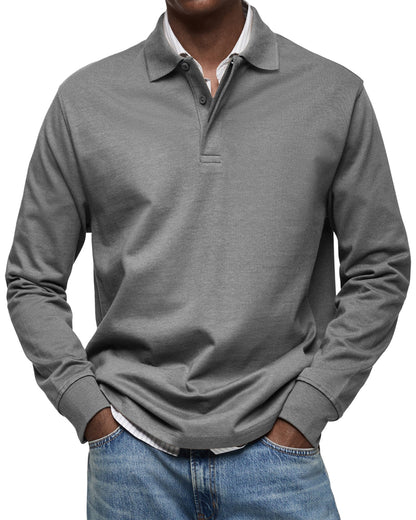 STERLING | LUXURY LONG-SLEEVE POLO SHIRT