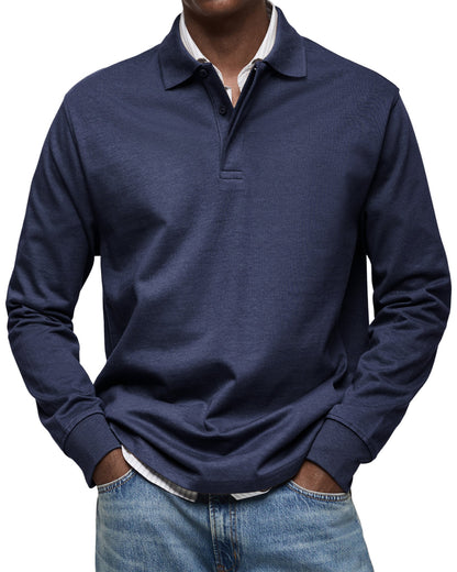 STERLING | LUXURY LONG-SLEEVE POLO SHIRT