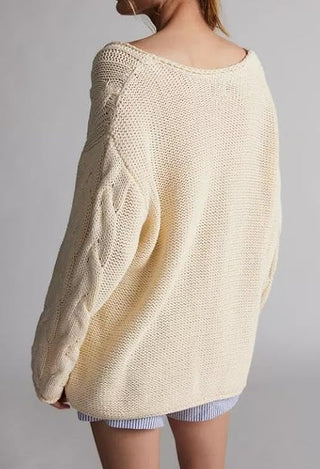 Oversized Cable Knit Sweater