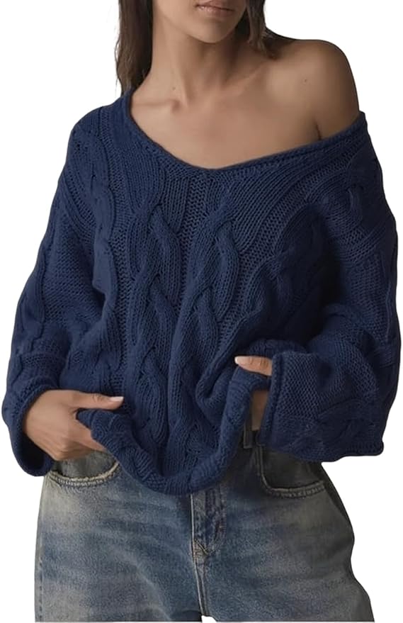 Oversized Cable Knit Sweater