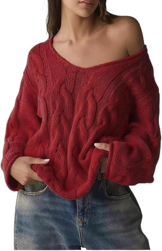 Oversized Cable Knit Sweater