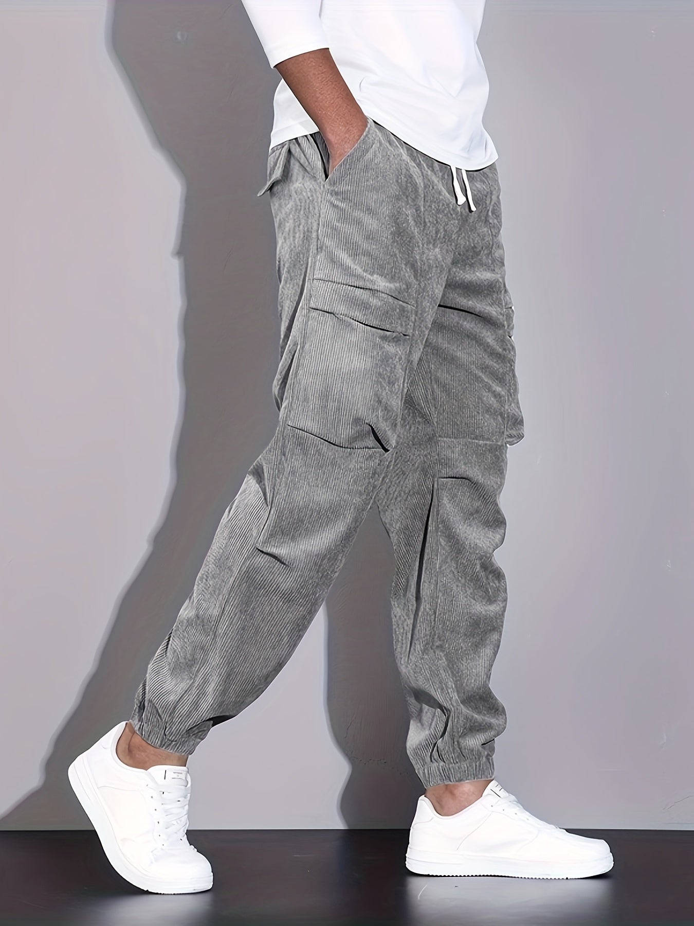 STERLING | CORDUROY CARGO TROUSERS