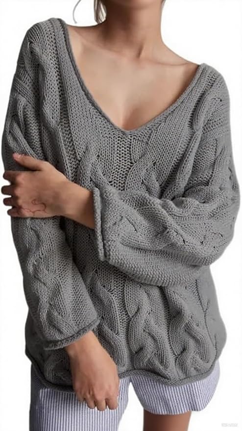 Oversized Cable Knit Sweater