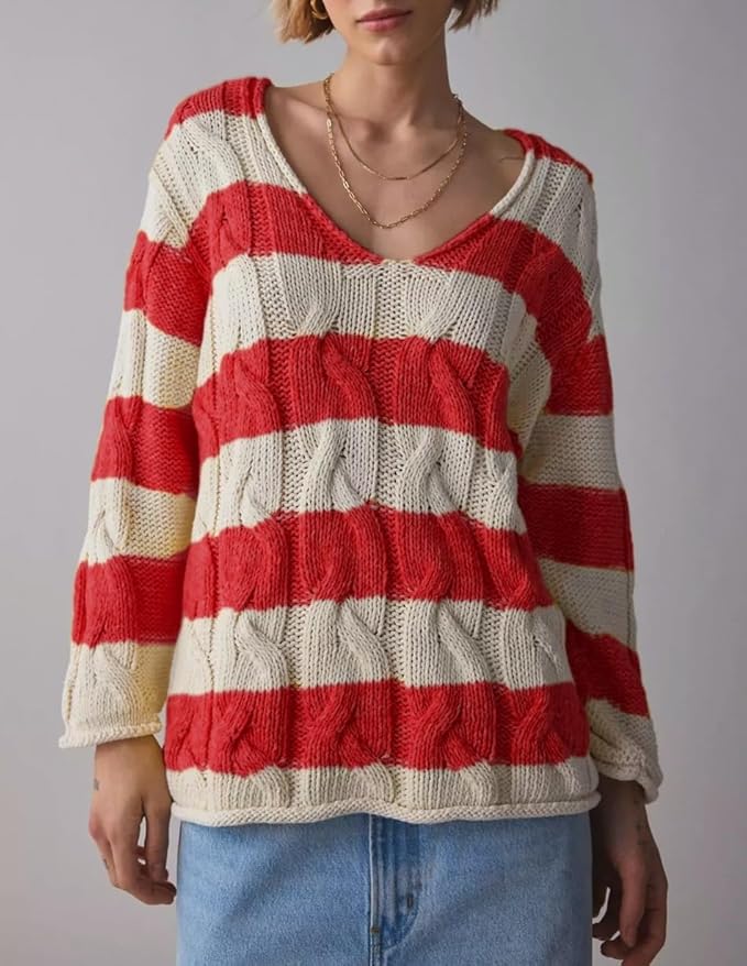 Oversized Cable Knit Sweater