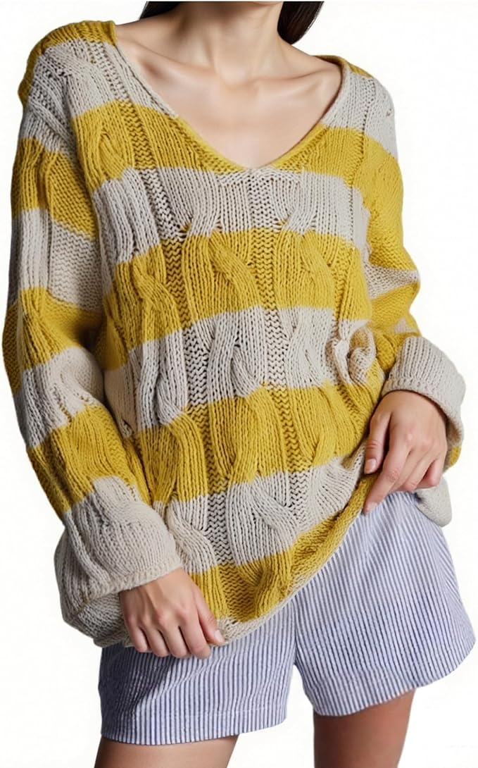 Oversized Cable Knit Sweater