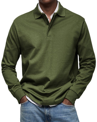 STERLING | LUXURY LONG-SLEEVE POLO SHIRT