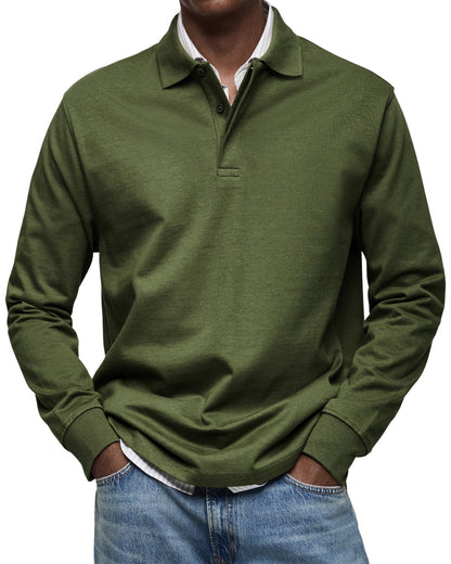 STERLING | LUXURY LONG-SLEEVE POLO SHIRT