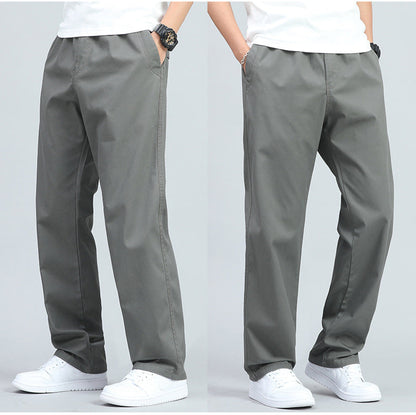 STERLING | MEN'S WIDE-FIT COTTON TROUSERS
