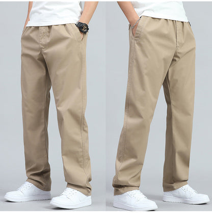 STERLING | MEN'S WIDE-FIT COTTON TROUSERS