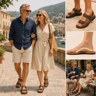 NomadFlex | Contoured Leather Sandals — Men's