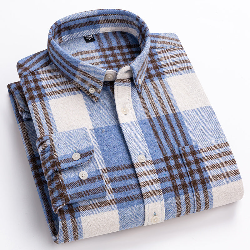 Harrison Plaid Cotton Shirt