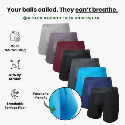 Sterling® Dual Pouch Bamboo Boxers