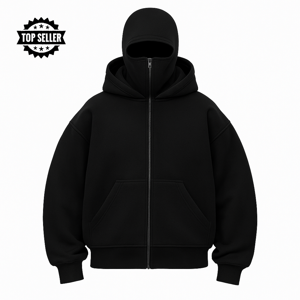 3-in-1 Tech Hoodie: All-Weather, Built-In Face Cover - Unisex