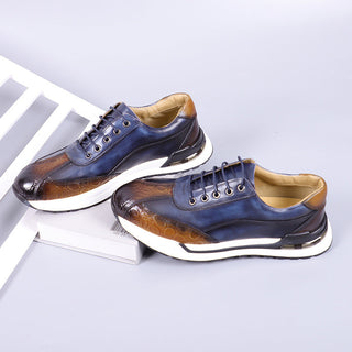 Vittorio Cowhide Leather Sneakers