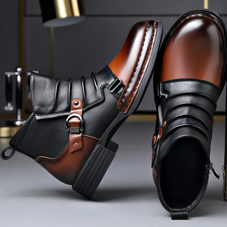 Centaur Leather Ankle Boots