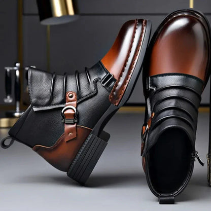 Centaur Leather Ankle Boots