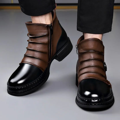 Centaur Leather Ankle Boots