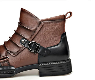 Centaur Leather Ankle Boots