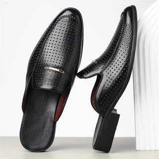 Capri Genuine Leather Slides