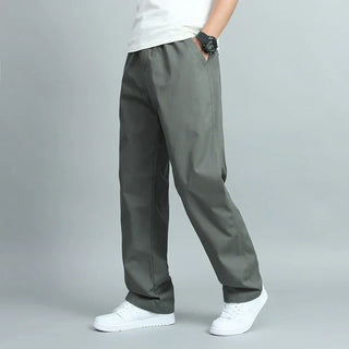 STERLING | MEN'S WIDE-FIT COTTON TROUSERS