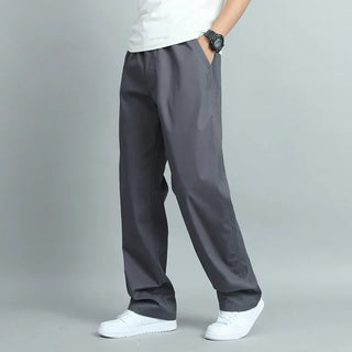 STERLING | MEN'S WIDE-FIT COTTON TROUSERS