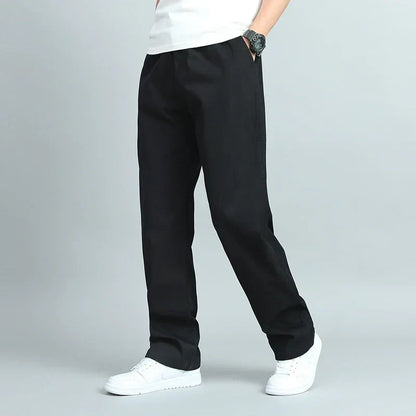 STERLING | MEN'S WIDE-FIT COTTON TROUSERS