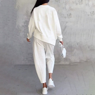 Long Sleeve Round Neck & Pants 2-Piece Set