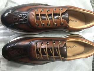 Vittorio Cowhide Leather Sneakers
