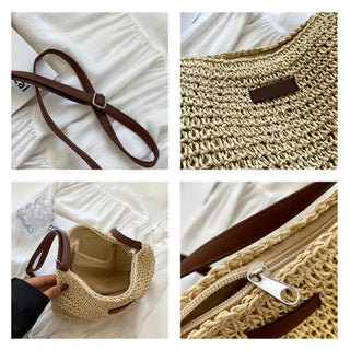 Strawy crossbody bag
