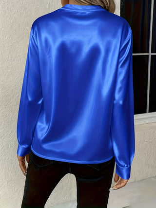 Ronika - Long Sleeve V-Neck Blouse
