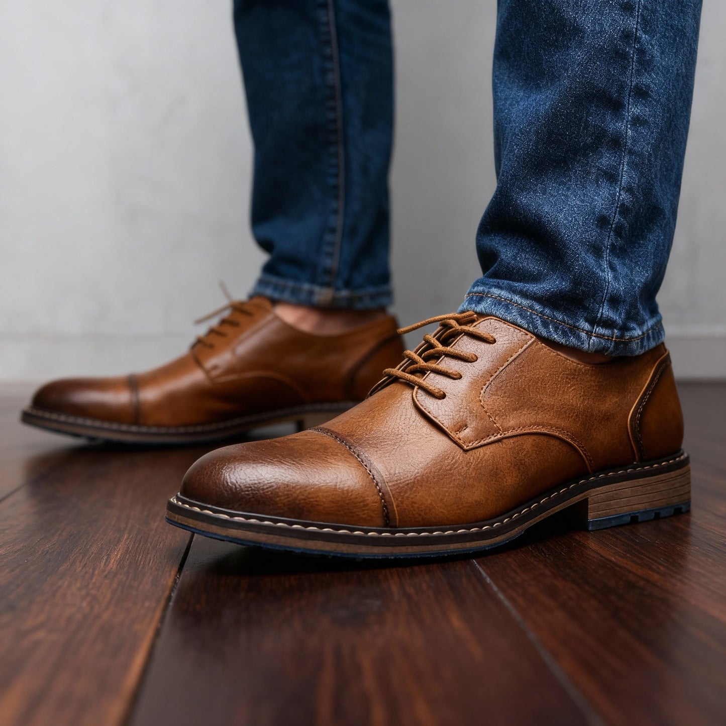 Geoffrey Scott Cap-Toe Derbies