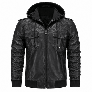 H.D Crypto Leather Jacket