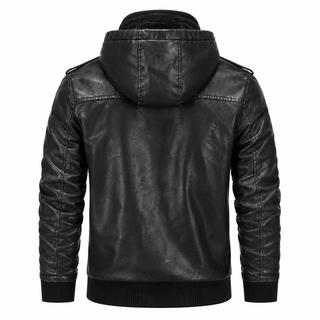 H.D Crypto Leather Jacket
