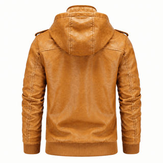 H.D Crypto Leather Jacket
