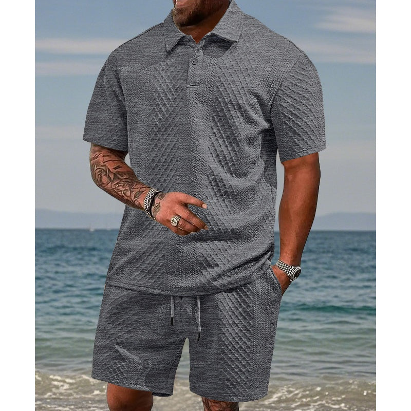 Sterling® Diamond Polo & Short Set