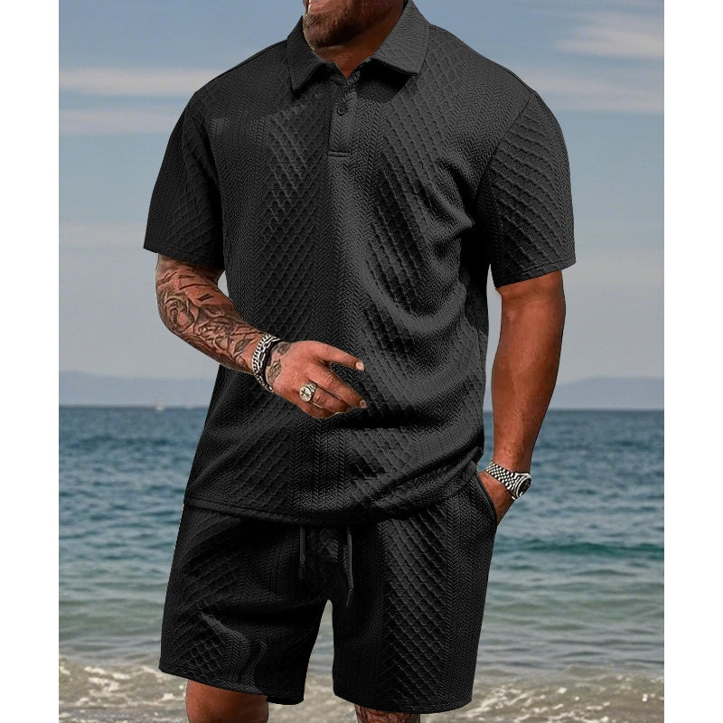 Sterling® Diamond Polo & Short Set